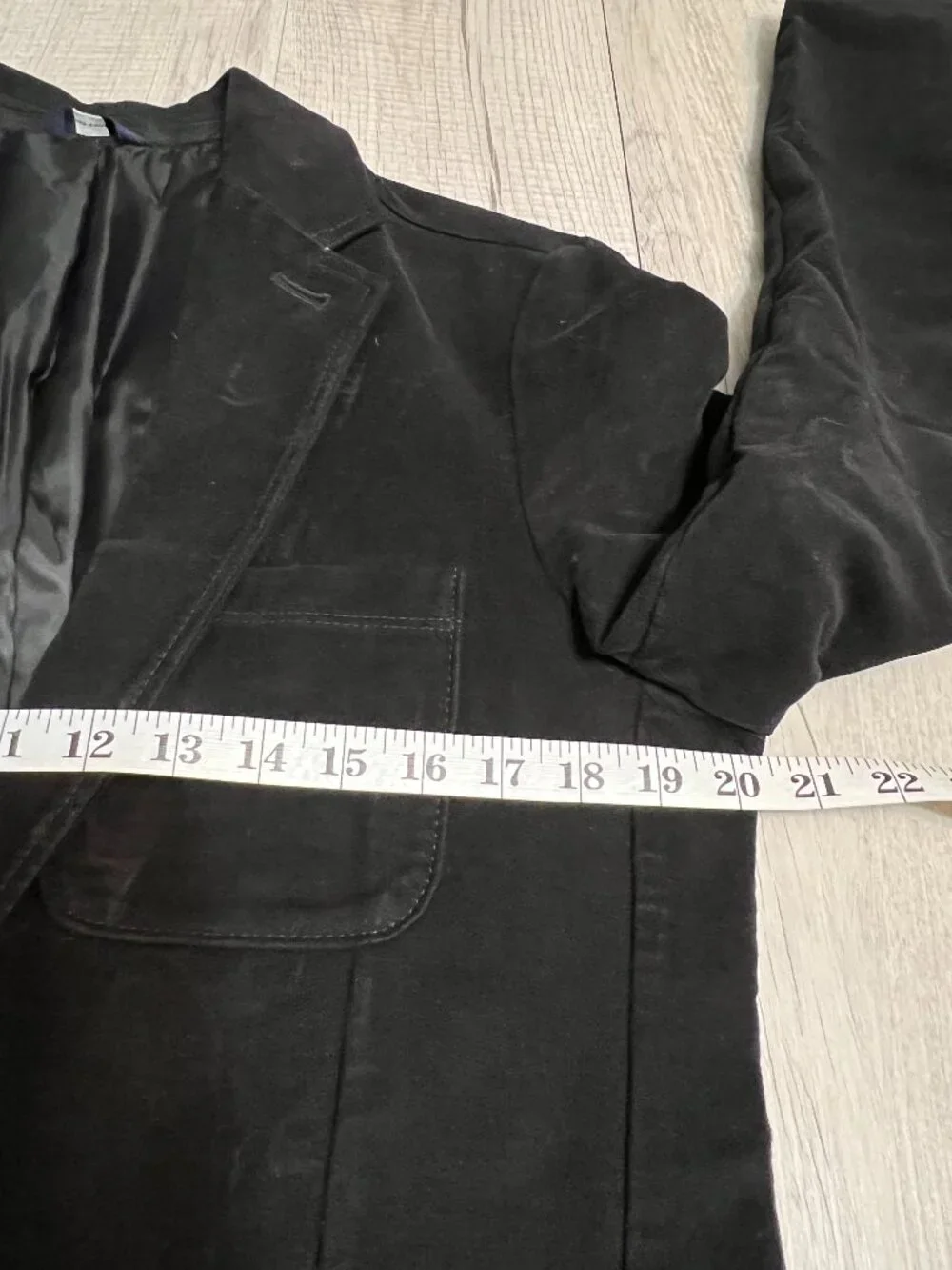 GAP Men's Black Corduroy Blazer Jacket Size S Two Button Sport Coat Y2K Minimal